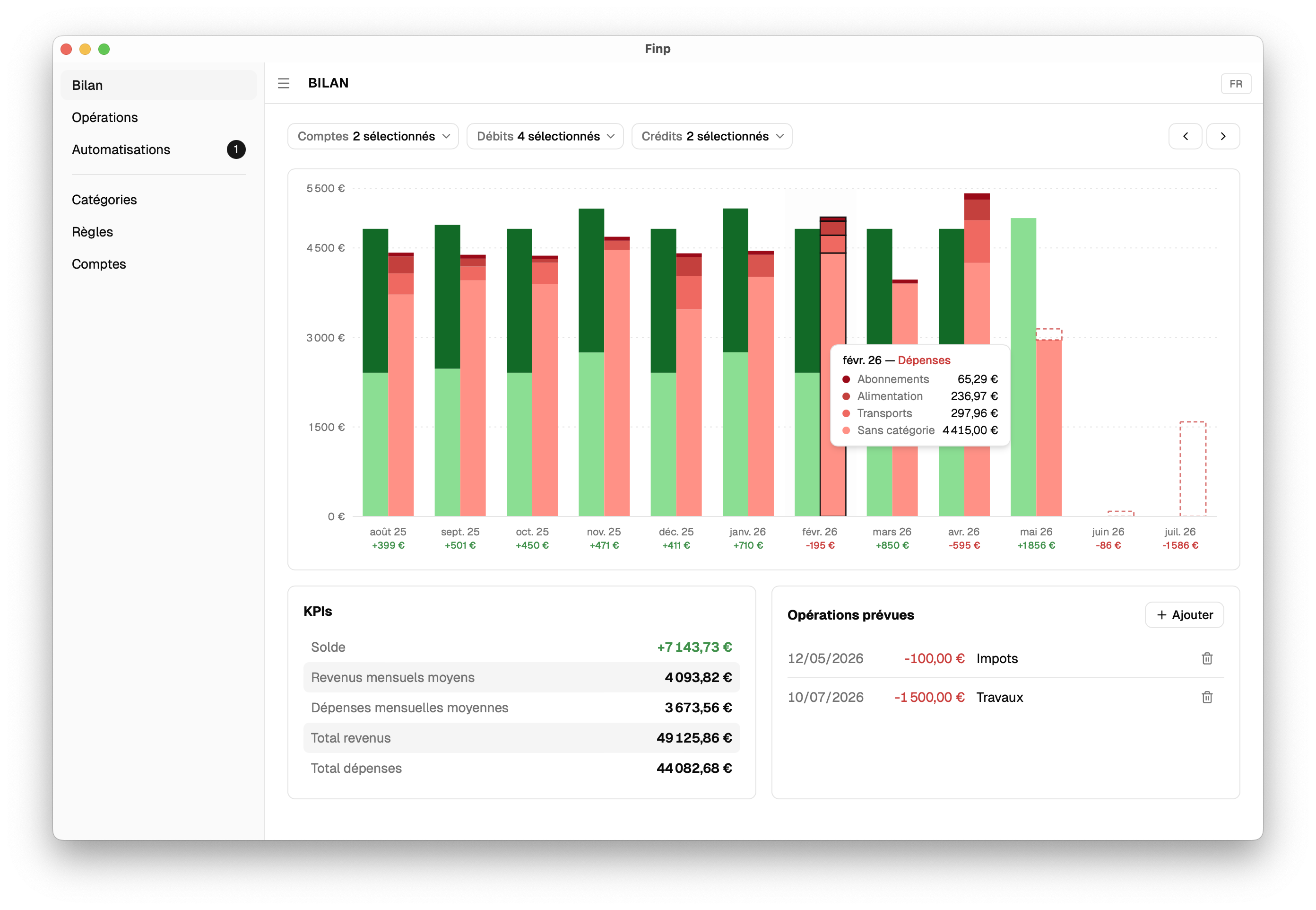Finances Personnelles — 1 / 3